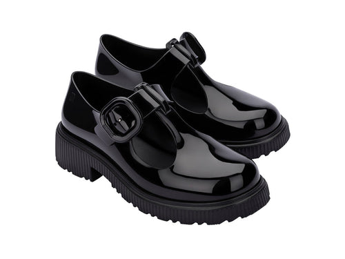 Melissa Jackie Black Buckle Boots For Women
