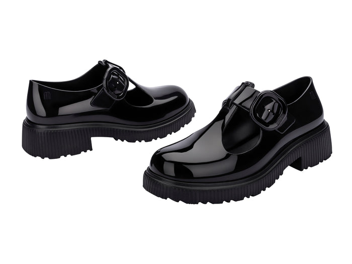 Melissa Jackie Black Buckle Boots For Women