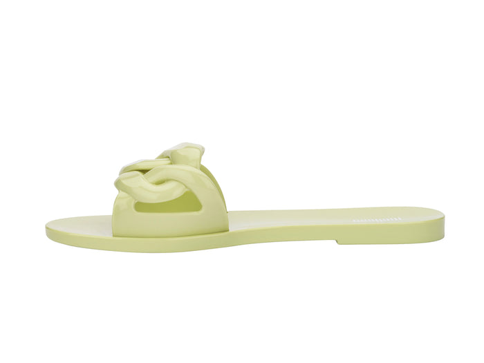 Melissa Jelly Chain AD Flat Green Flipflops for Women - Trendy and Comfortable Casual Footwear Melissa Jelly Chain AD, Green Flip-flops