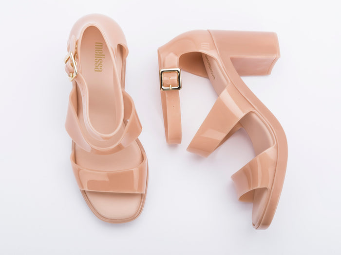 Melissa Model Block Heel Strappy Light Pink Sandal for Women