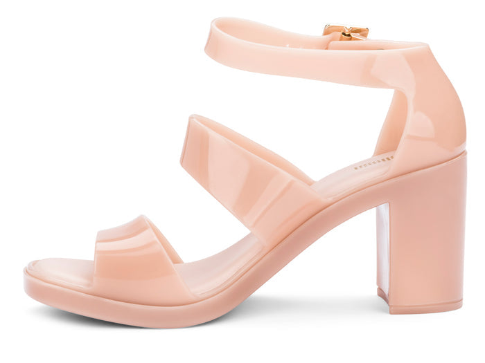 Melissa Model Block Heel Strappy Light Pink Sandal for Women
