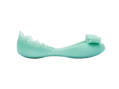 Melissa Queen Green Women Ballerina with Bow Detailed