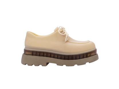 Melissa Shifter trendy lace up beige sneakers for women – stylish, lightweight & comfortable casual shoes for everyday wear and modern street fashion.