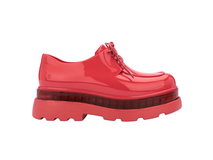 Melissa Shifter trendy lace up red sneakers for women – stylish, lightweight & comfortable casual sneakers perfect for daily wear and modern fashion.
