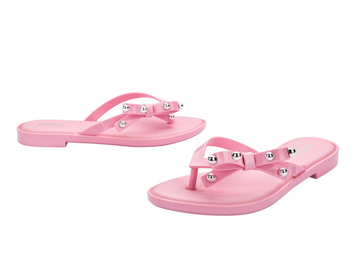 Melissa Slim Knotted Style Pink Flip Flop for Women