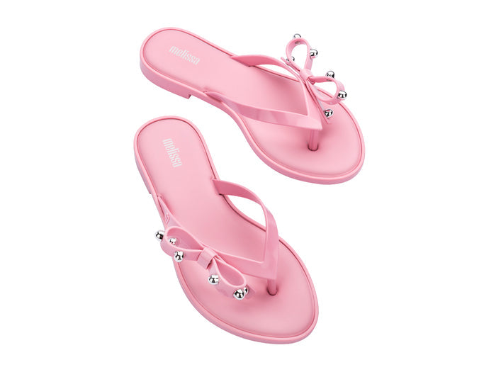 Melissa Slim Knotted Style Pink Flip Flop for Women