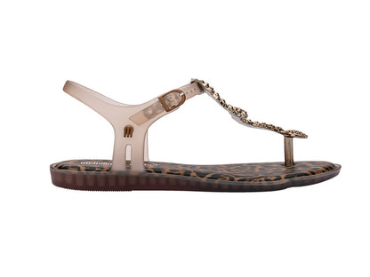 Melissa Solar II X Bobo AD Brown Flat Flipflops Sandal for Women –Durable Brown Flipflops for Women