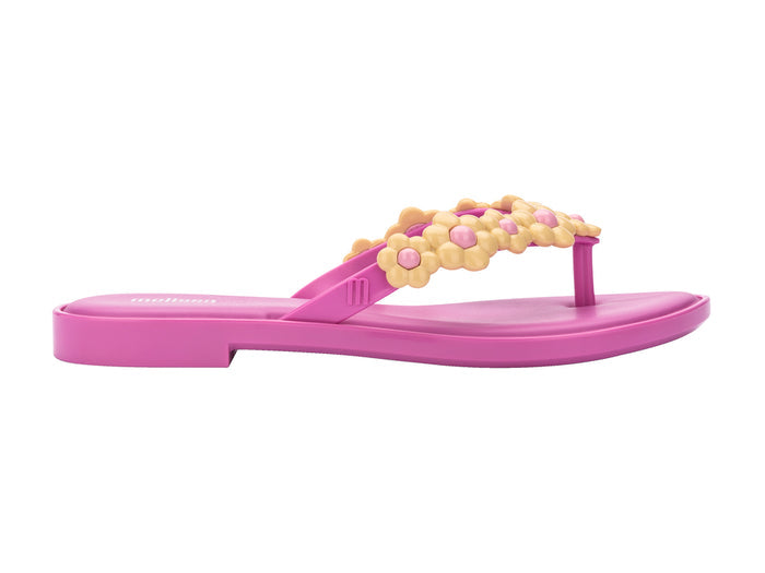 Melissa Spring AD Lilac Yellow Flipflops For Women