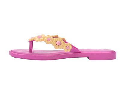 Melissa Spring AD Lilac Yellow Flipflops For Women