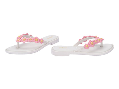 Melissa Spring AD White Pink Flipflops For Women