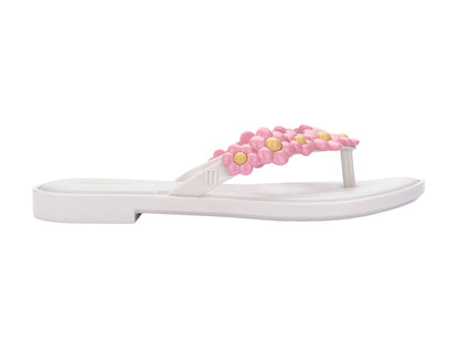 Melissa Spring AD White Pink Flipflops For Women
