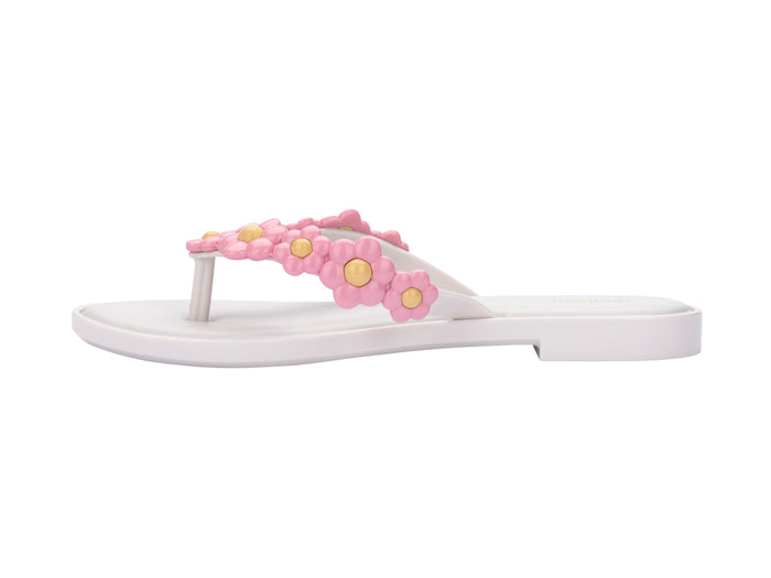 Melissa Spring AD White Pink Flipflops For Women
