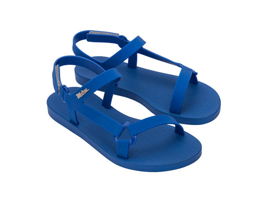 blue Sandals with Flat Soles