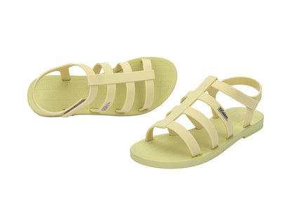 Melissa Sun Rodeo Casual Flat Green Sandal for Women – Trendy and comfortable flat green sandals perfect for everyday casual wear.