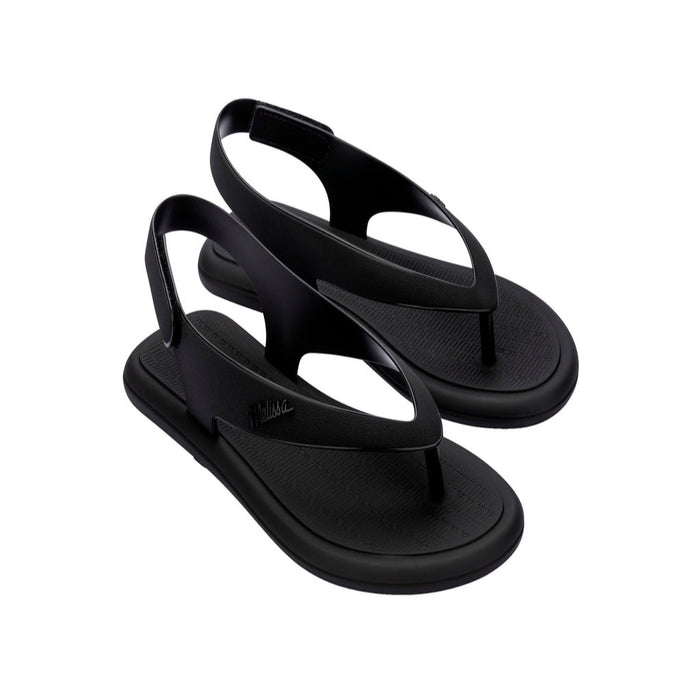 Melissa Sun Samba Black Flipflop Women Sandal