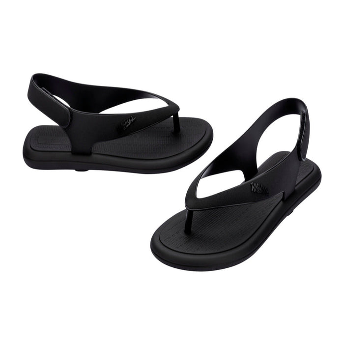 Melissa Sun Samba Black Flipflop Women Sandal