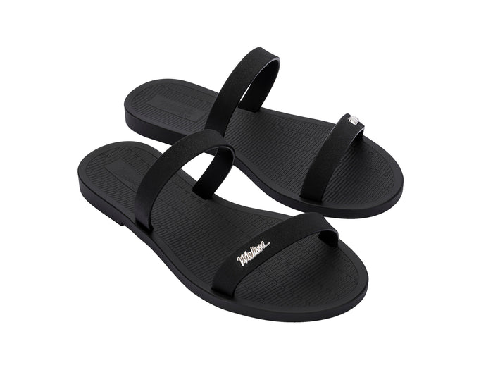 Melissa Sun Torrance AD Black Flat Slip-Ons for Women - Comfortable and Stylish Footwear