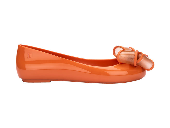 Melissa Sweet Love VI AD Orange Gold Ballerinas For Women