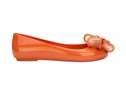Melissa Sweet Love VI AD Orange Gold Ballerinas For Women