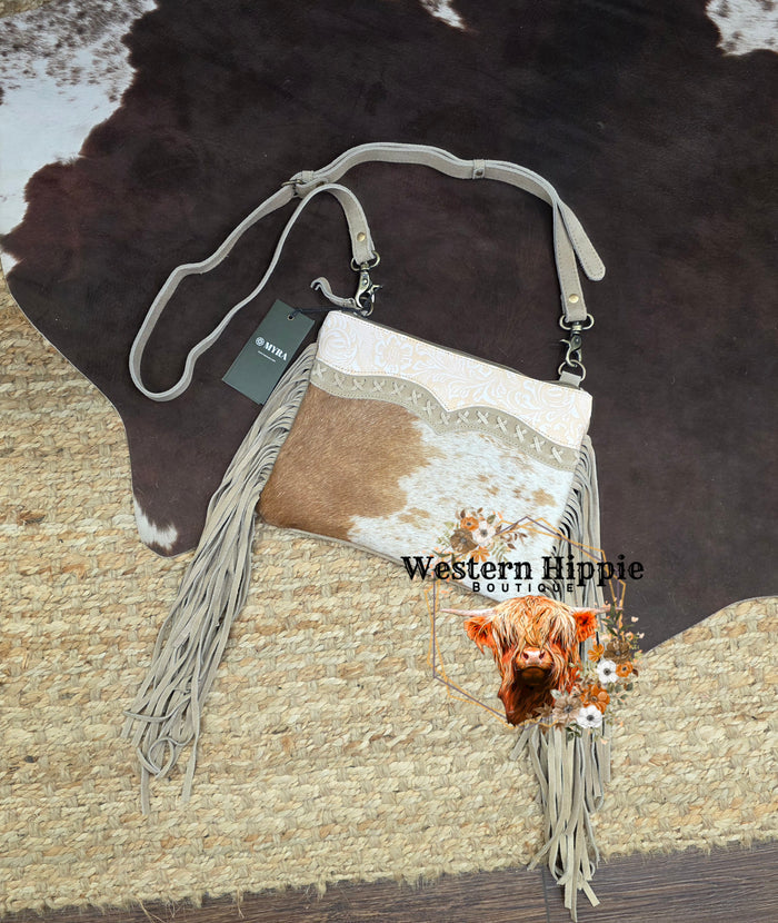 Mesa Rebel Hairon Bag in Spotted Tan