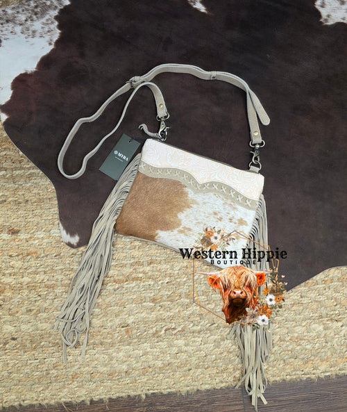 Mesa Rebel Hairon Bag in Spotted Tan