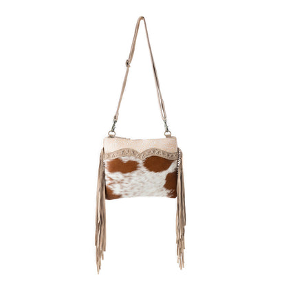 Mesa Rebel Hairon Bag in Spotted Tan