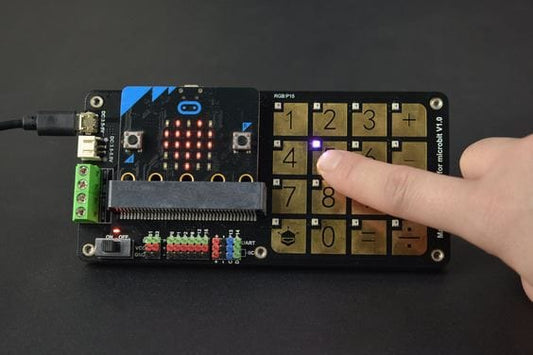 micro:Touch - Math & Automation Touch Keyboard for micro:bit [Discontinued] by DFRobot - The Pi Hut