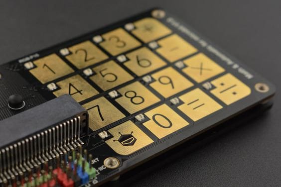 micro:Touch - Math & Automation Touch Keyboard for micro:bit [Discontinued] by DFRobot - The Pi Hut