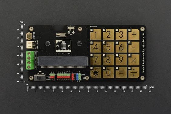 micro:Touch - Math & Automation Touch Keyboard for micro:bit [Discontinued] by DFRobot - The Pi Hut