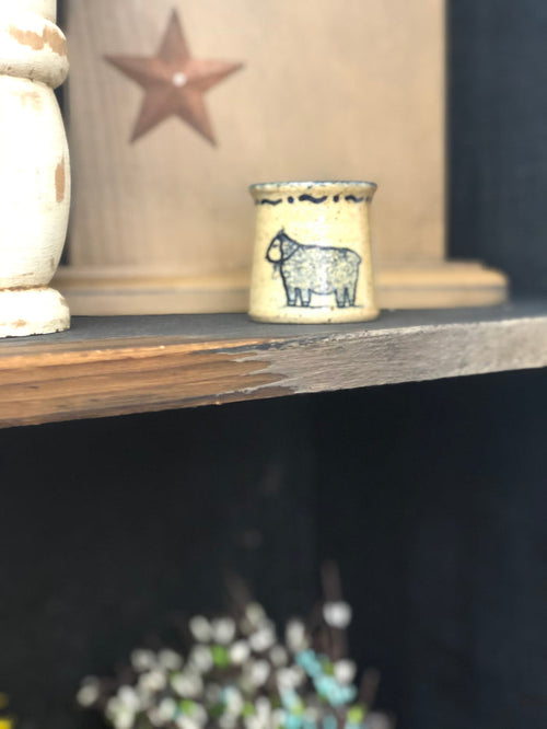 Mini Crock W/ Sheep