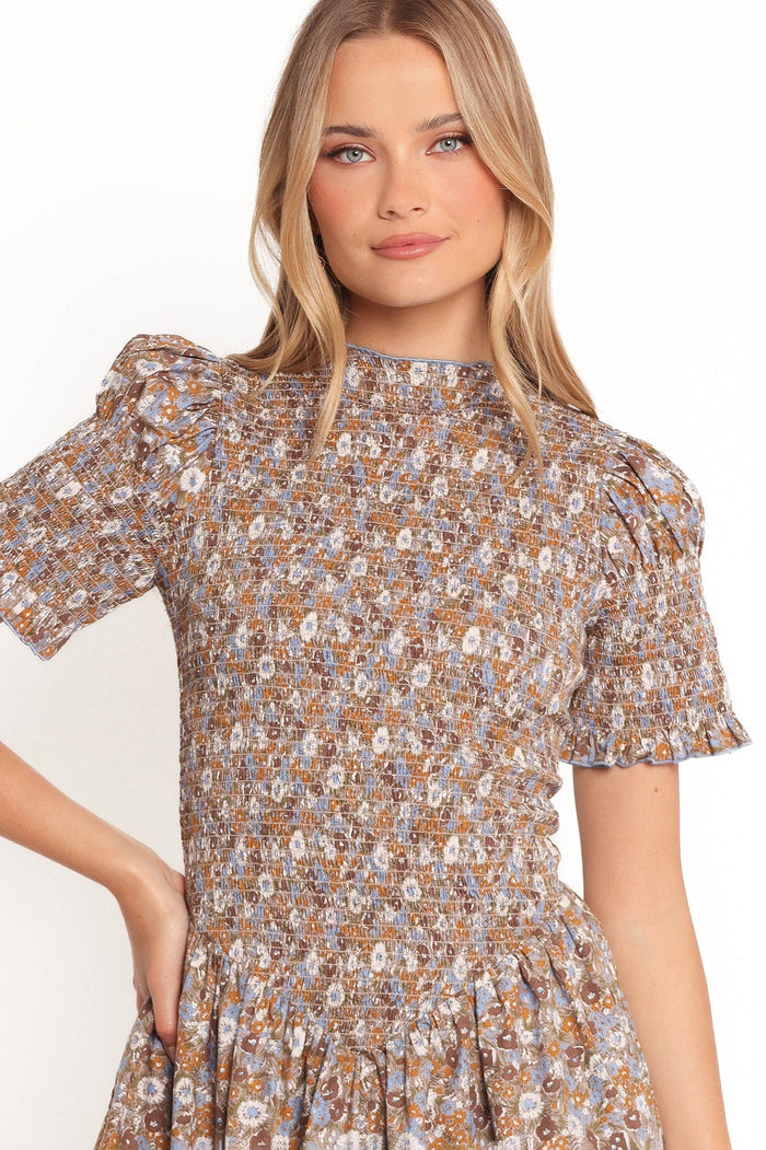Petal and Pup USA DRESSES Celine Mini Dress - Floral
