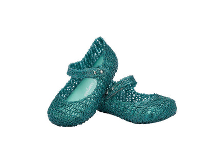 Mini Melissa Fashion Footwear, Kids' Designer Green Sandals