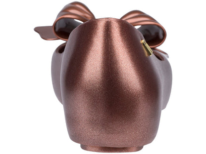 Mini Melissa Ultragirl Sweet Copper Ballerinas for Girls with Oversized Bow