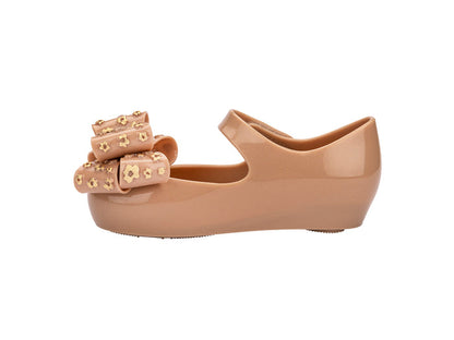Children's Brown Bow Ballerinas