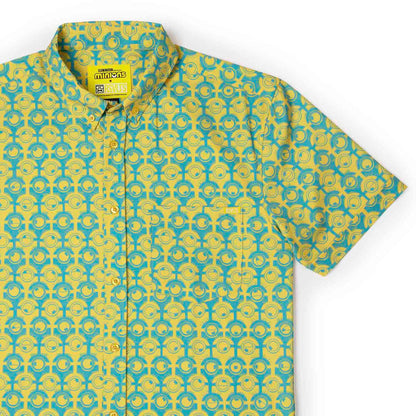 RSVLTS XS Minions Short Sleeve Shirt Minions "For Your Eye Only" – KUNUFLEX Short Sleeve Shirt