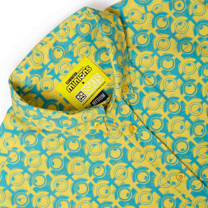 RSVLTS Minions Short Sleeve Shirt Minions "For Your Eye Only" – KUNUFLEX Short Sleeve Shirt
