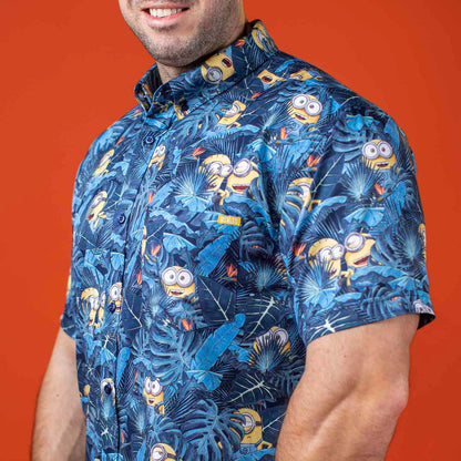 RSVLTS Minions Short Sleeve Shirt Minions “In Search of BA NA NA” – KUNUFLEX Short Sleeve Shirt