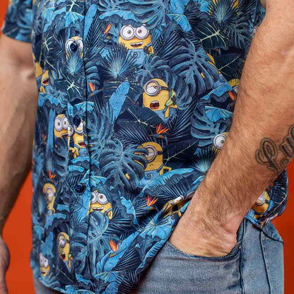 RSVLTS Minions Short Sleeve Shirt Minions “In Search of BA NA NA” – KUNUFLEX Short Sleeve Shirt