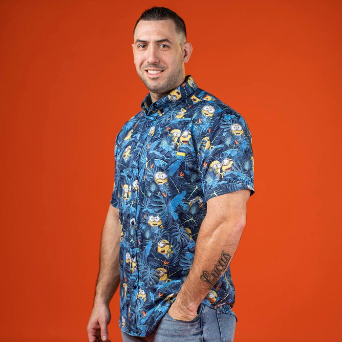 RSVLTS Minions Short Sleeve Shirt Minions “In Search of BA NA NA” – KUNUFLEX Short Sleeve Shirt