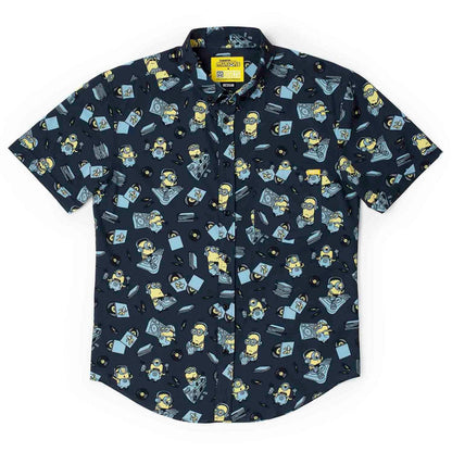 RSVLTS Minions Short Sleeve Shirt Minions “Minionmix” – KUNUFLEX Short Sleeve Shirt