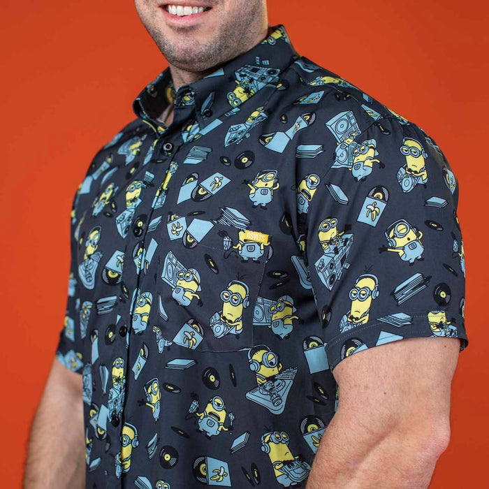 RSVLTS Minions Short Sleeve Shirt Minions “Minionmix” – KUNUFLEX Short Sleeve Shirt