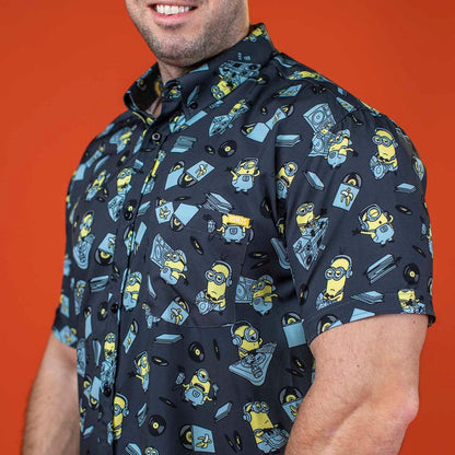 RSVLTS Minions Short Sleeve Shirt Minions “Minionmix” – KUNUFLEX Short Sleeve Shirt