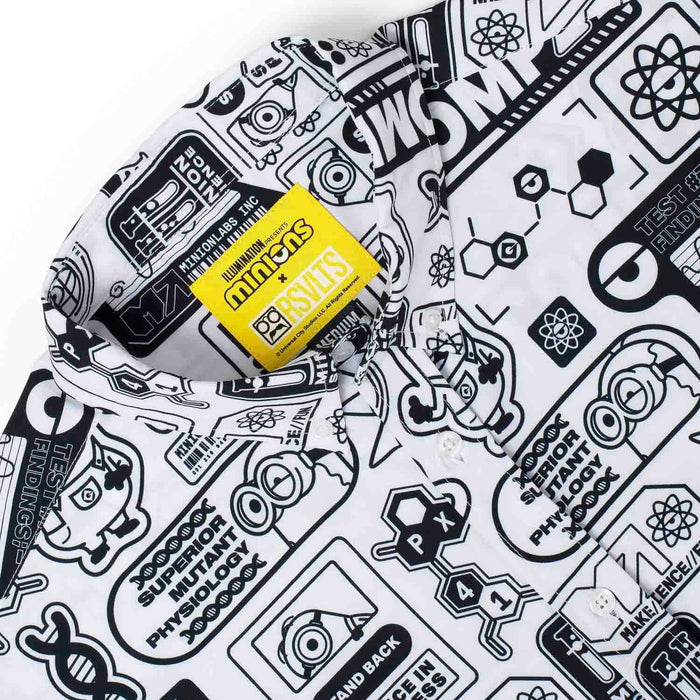 RSVLTS Minions Short Sleeve Shirt Minions "Zero Days Without Accident" – KUNUFLEX Short Sleeve Shirt
