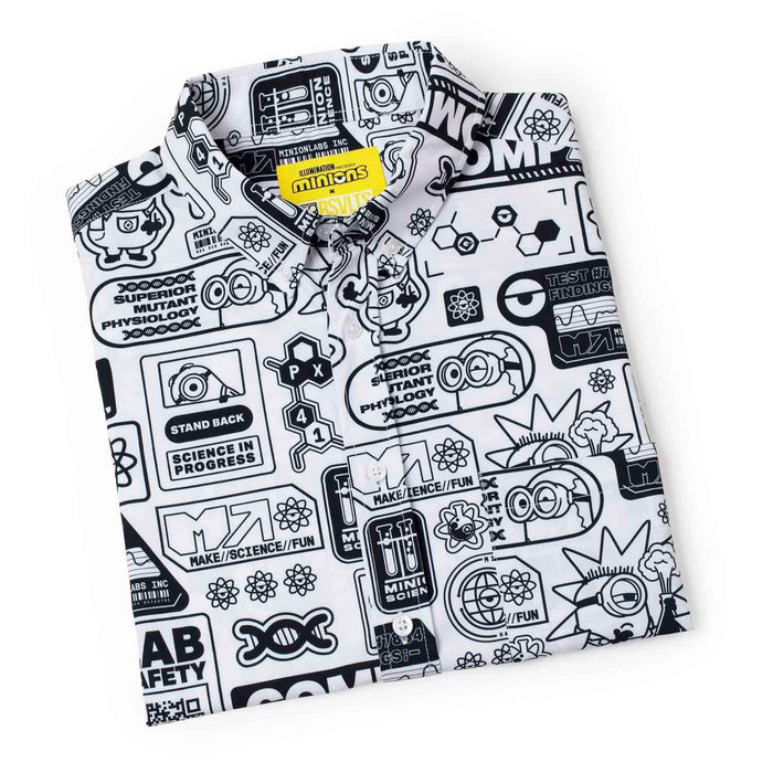 RSVLTS Minions Short Sleeve Shirt Minions "Zero Days Without Accident" – KUNUFLEX Short Sleeve Shirt