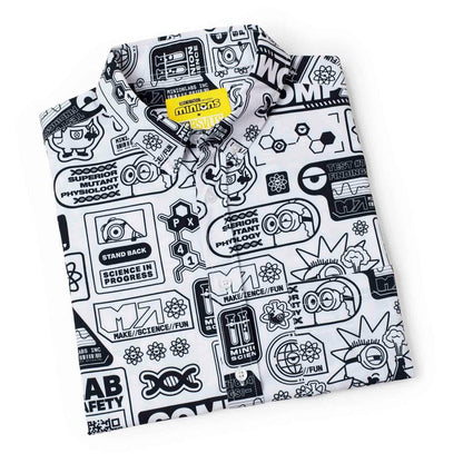 RSVLTS Minions Short Sleeve Shirt Minions "Zero Days Without Accident" – KUNUFLEX Short Sleeve Shirt