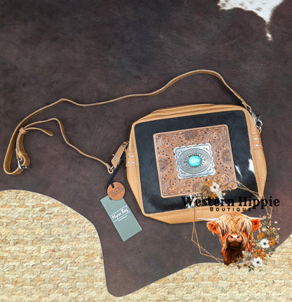 Mirage Trail Hand-Tooled Leather Bag