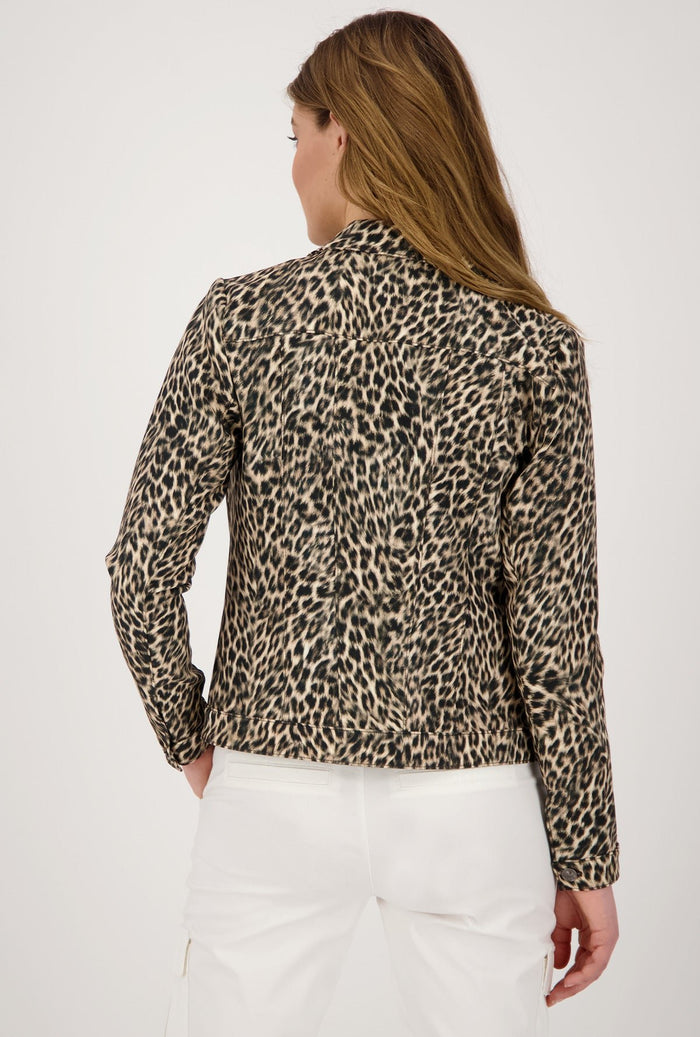 Monari 406312 Leopard Print Jacket - Dotique - Monari