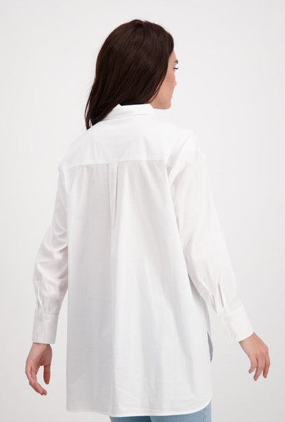 Monari 406748 White Blouse - Dotique - Monari