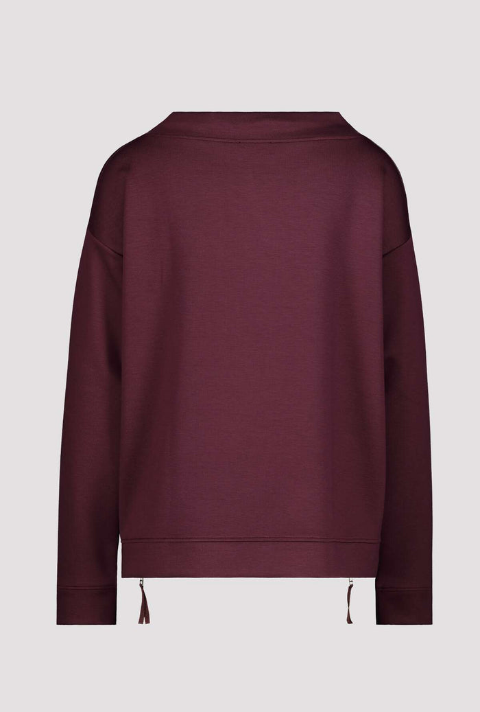 Monari 805359 Berry Wine Pullover Back | Dotique
