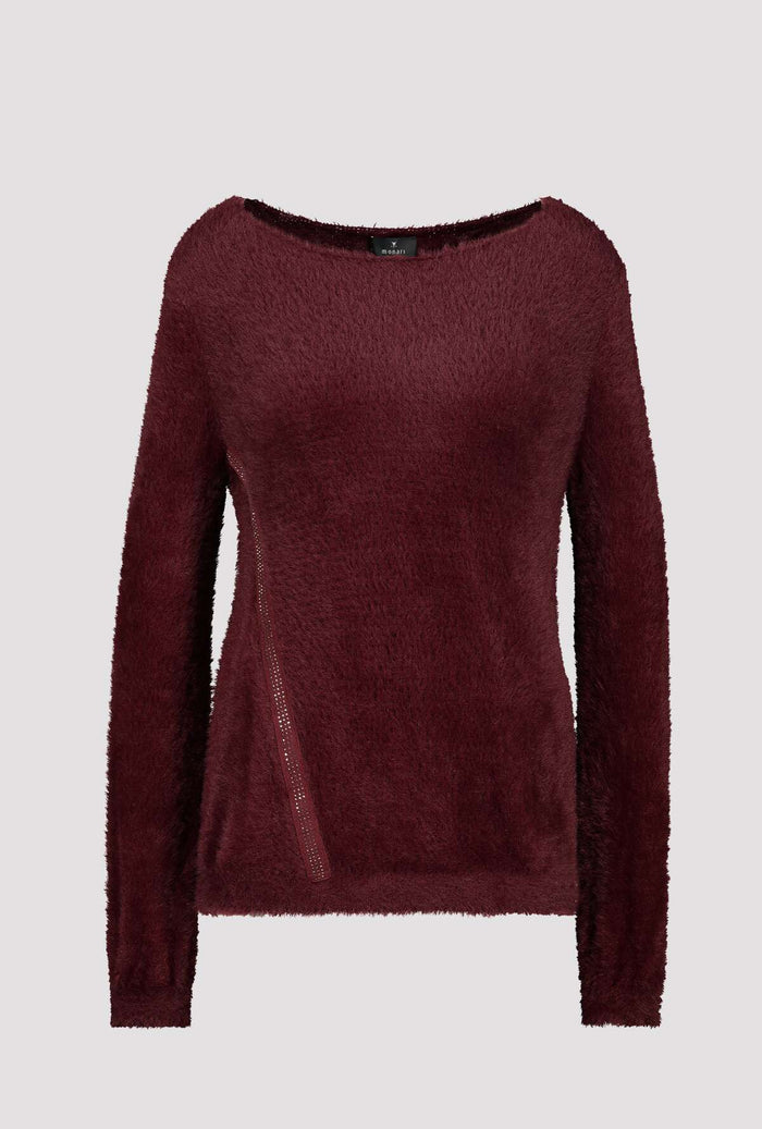 Monari 805505 Berry Wine Pullover Front | Dotique